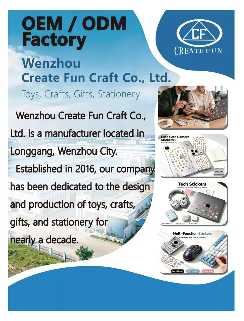 Wenzhou Create Fun Craft Co., Ltd. glänzt auf der Global Expo: Ein Jahrzehnt der Innovation bei individuellen Aufklebern und DIY-Spielzeug