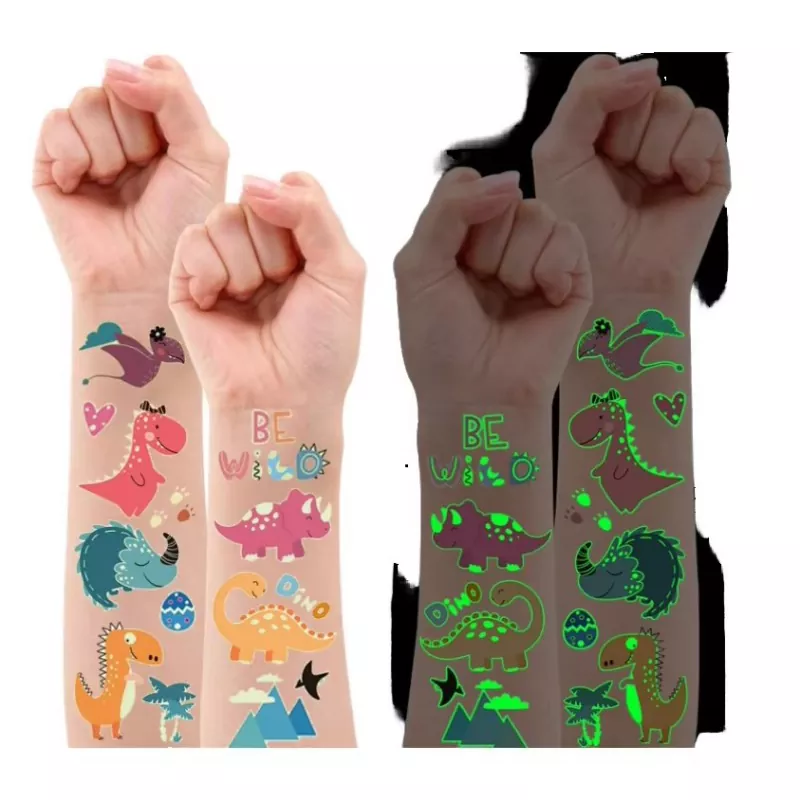 Im Dunkeln leuchtender Tattoo-Aufkleber