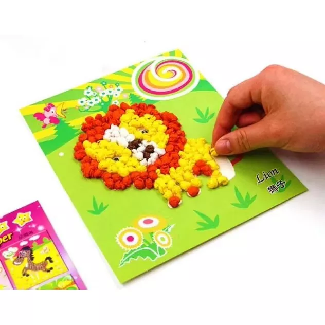 DIY Flock Art Toy