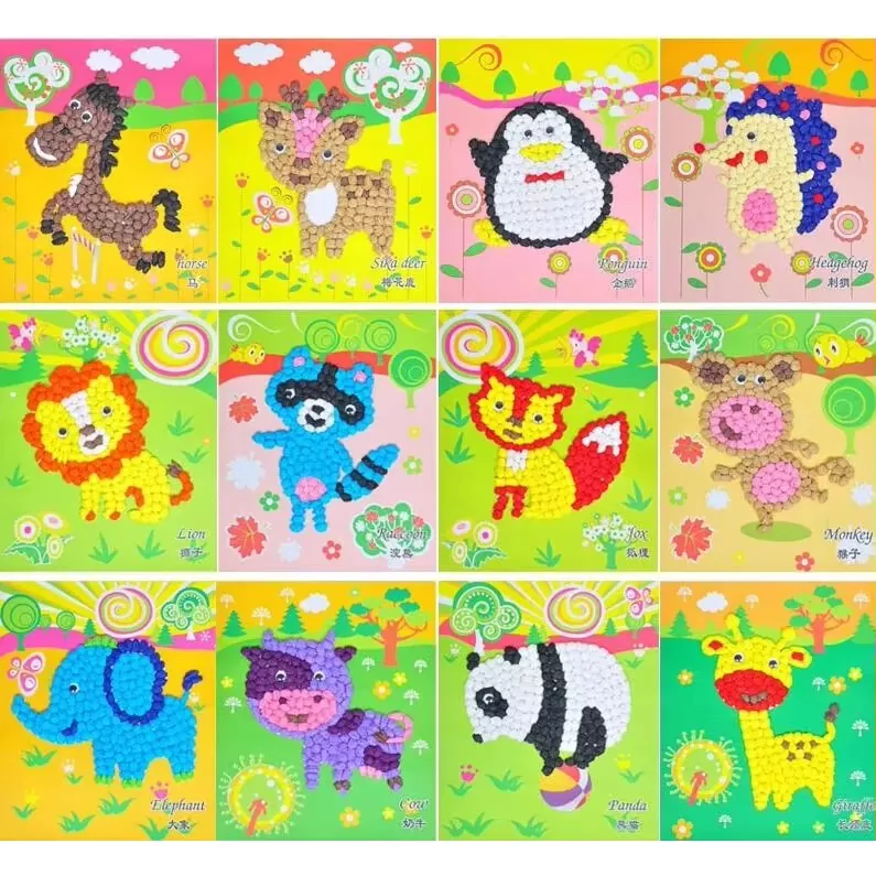 DIY Flock Art Toy